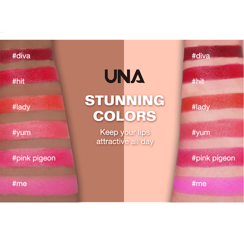 Wholesale Private Label Classic 6 Colors Cute Cat Pink Lip Case Vegan High Pigment Moisturizing Lipstick