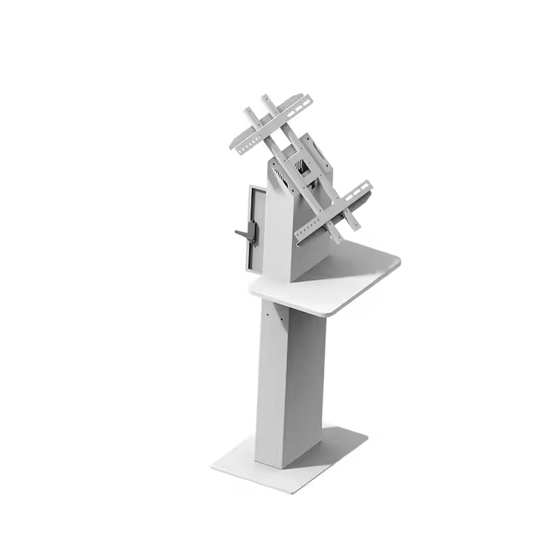 Напольная стойка с сенсорным экраном для рекламы