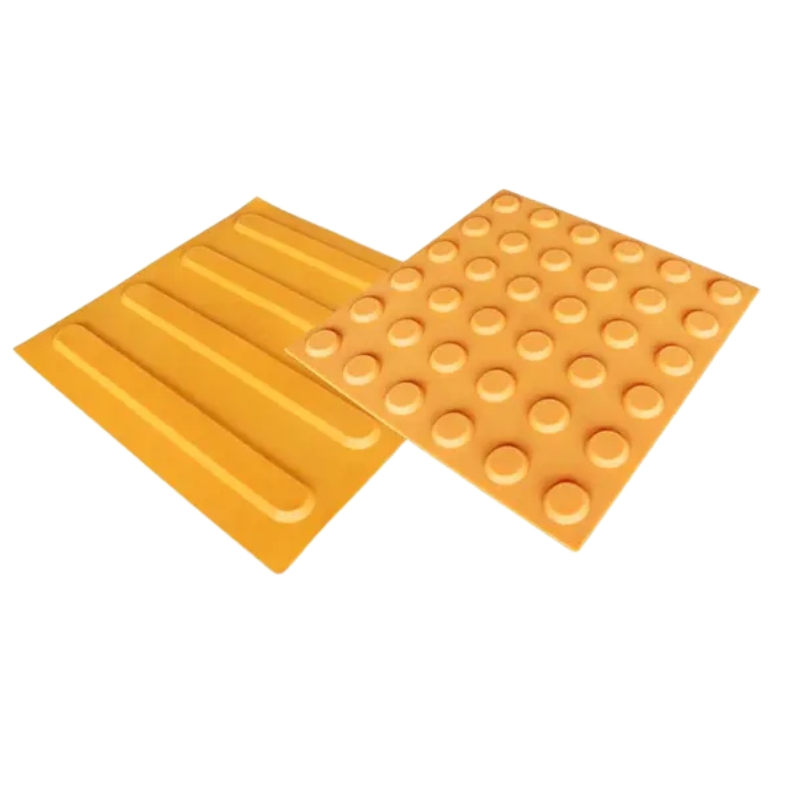 Outdoor Anti Slip PVC TPU Tactile Indicator Tiles for Blind People Safety