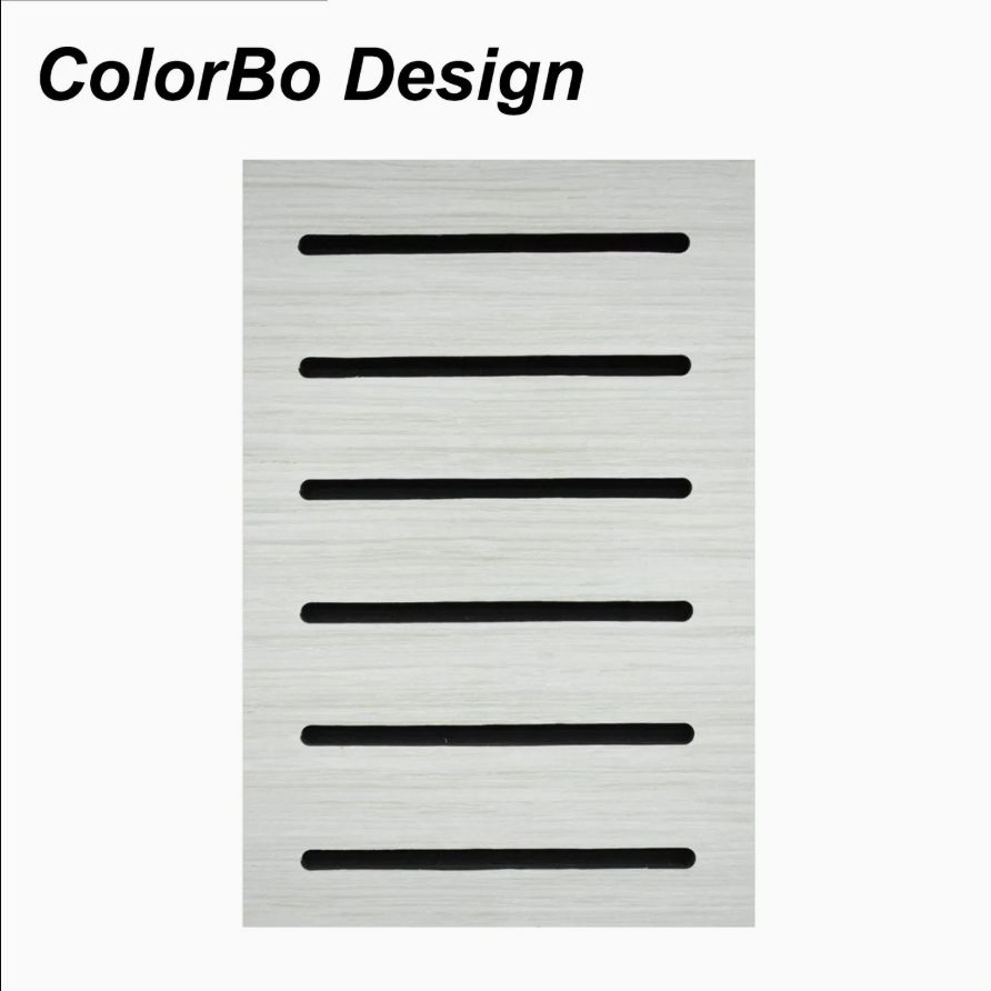 MDF Eco-Friendly Wooden Timber Perforated Acoustic Panel