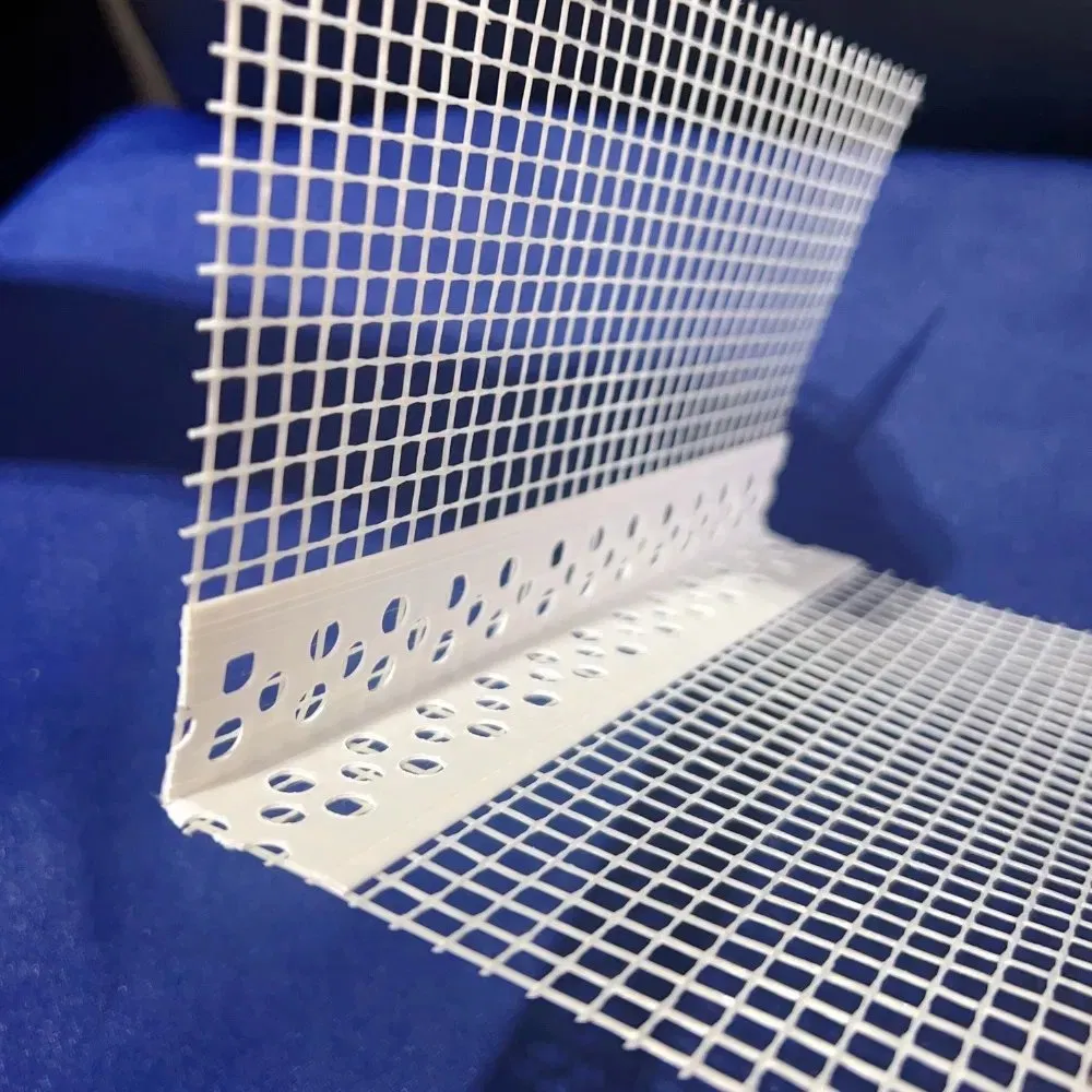 PVC Coated Fiberglass Angle Bead PVC Grid Corner White Orange
