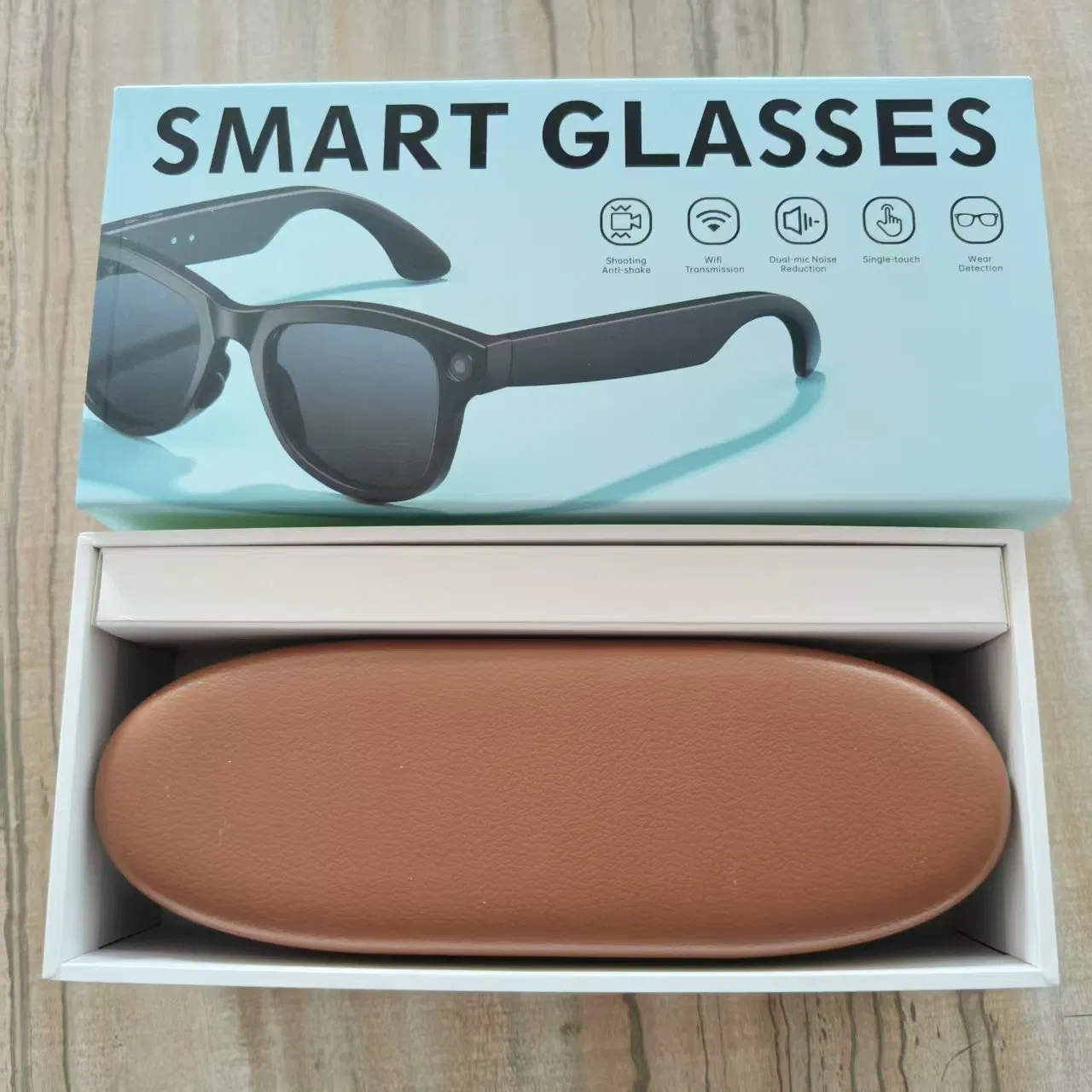 Умные очки с камерой 800W, переводом и аудио