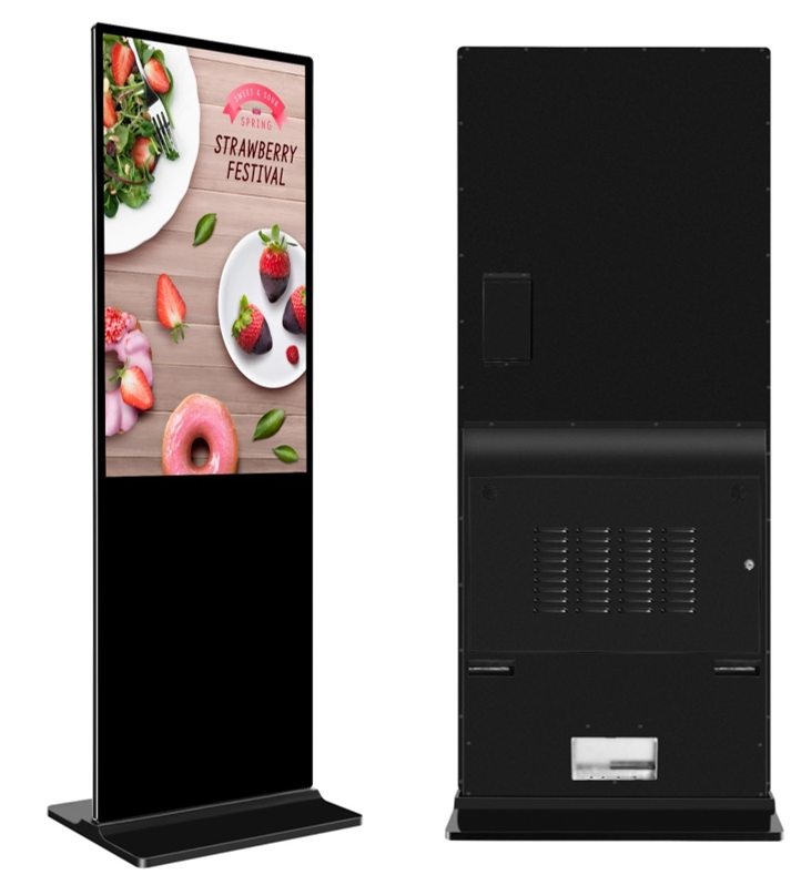 Interactive Floor Standing Digital Kiosk for Advertising Solutions