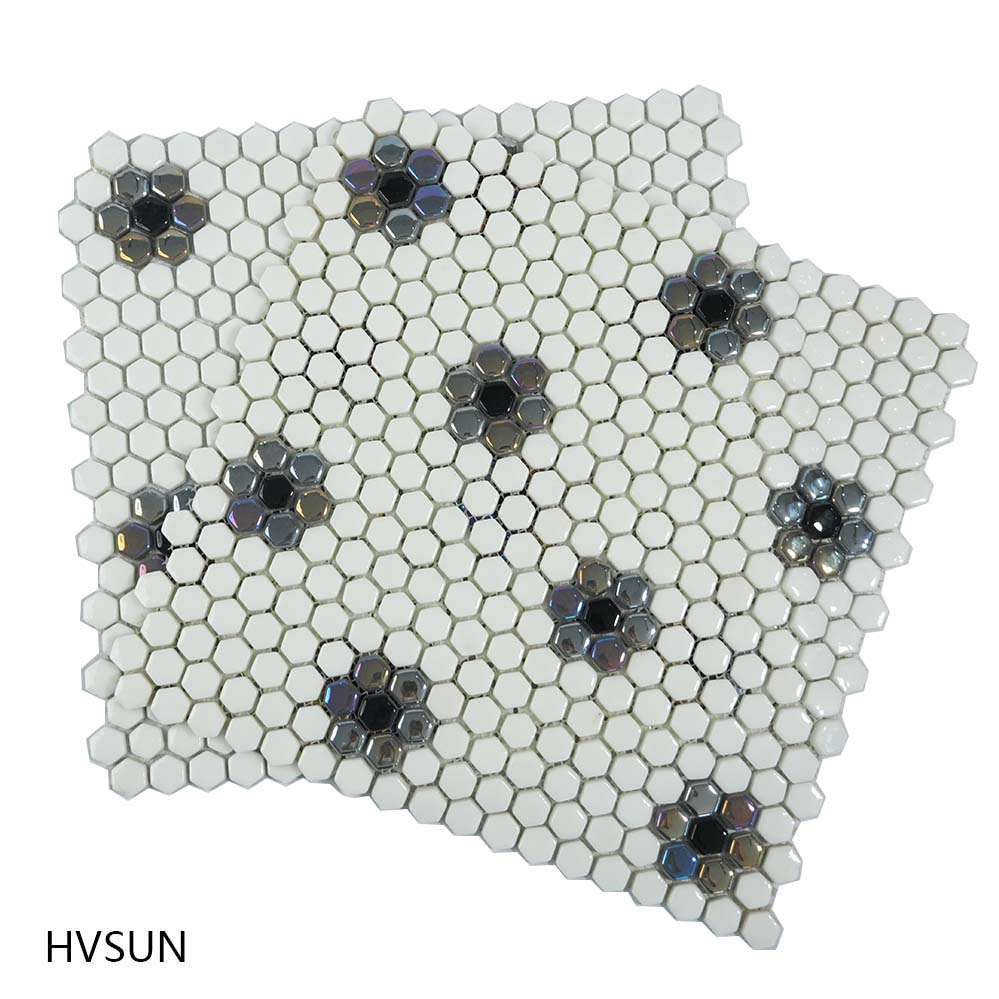 Hot Sale Natural Green Marble Mosaic Floor Wall Tiles for Bathroom Kitchen Backsplash