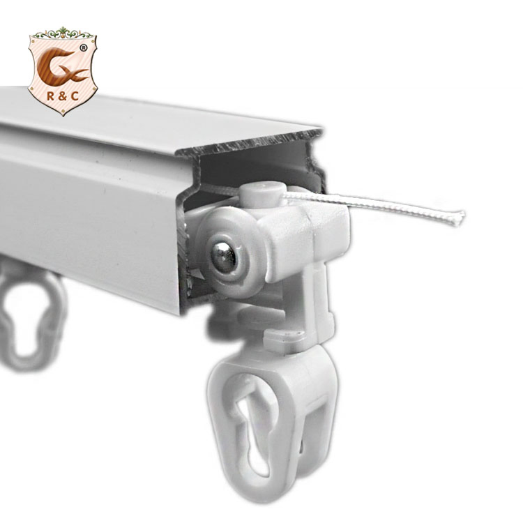 Factory Supplier Aluminium Wave Ripple Fold Curtain Track