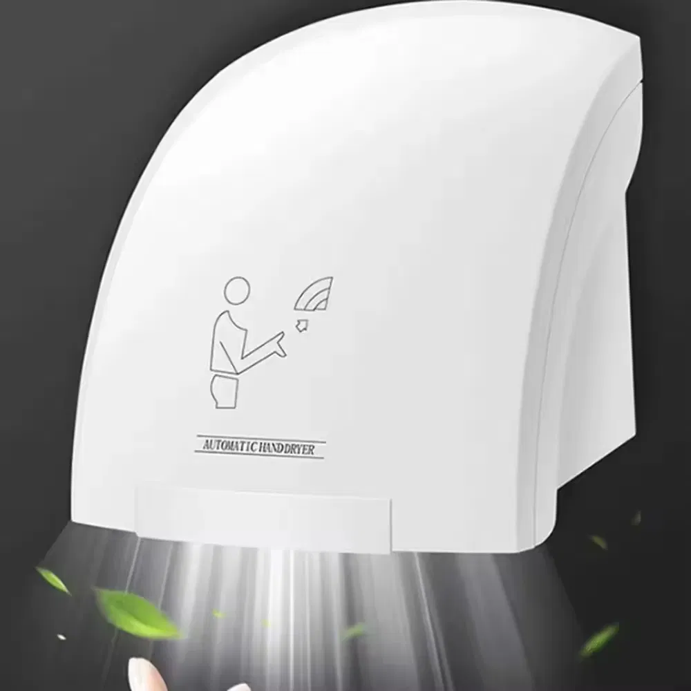 Hlk High-Speed Automatic Electric Hand Dryer High-Pressure Stainless Steel Compressed Air Blower