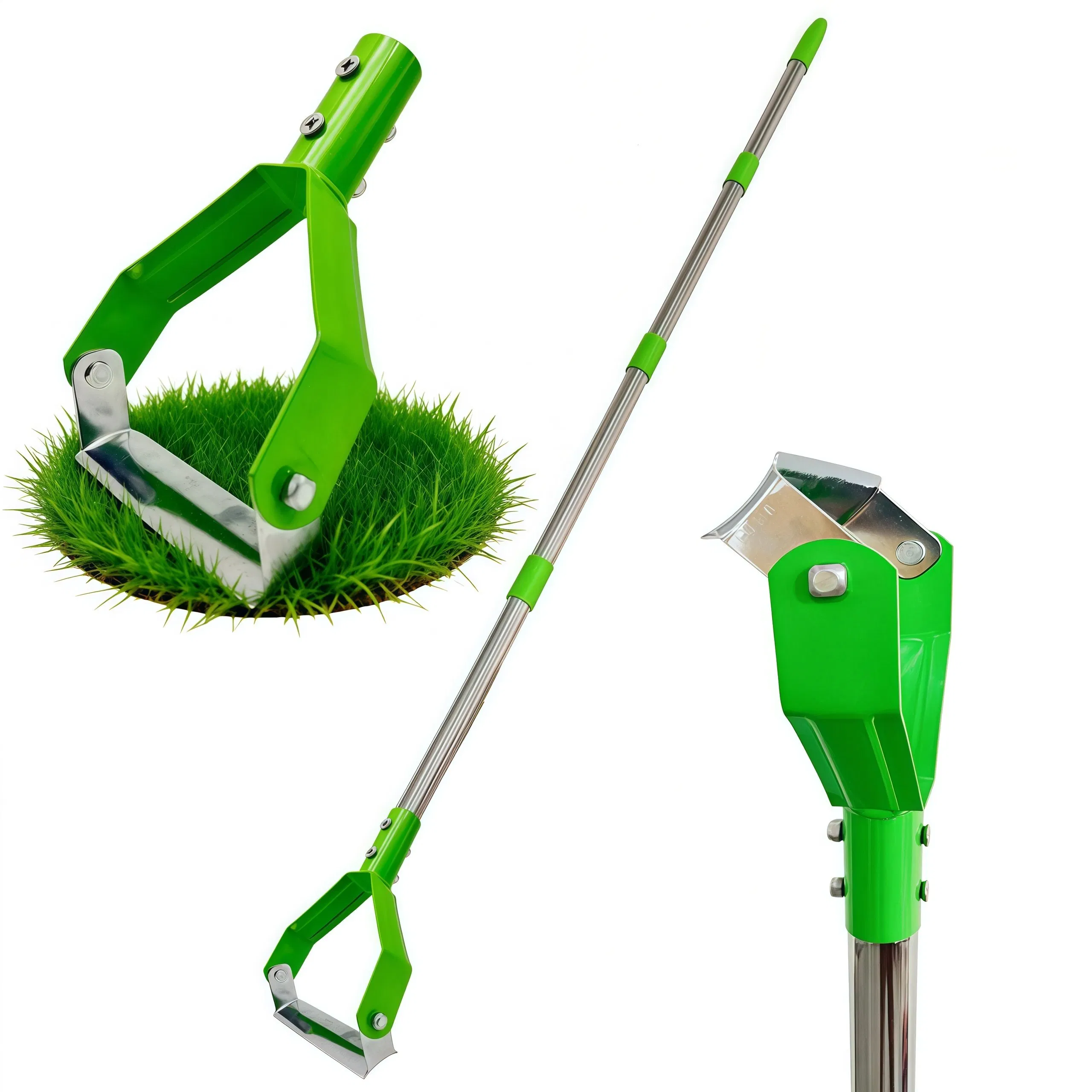1.6m Manual Stirrup Ring Hoe Weeder Tool for Garden and Lawn Use