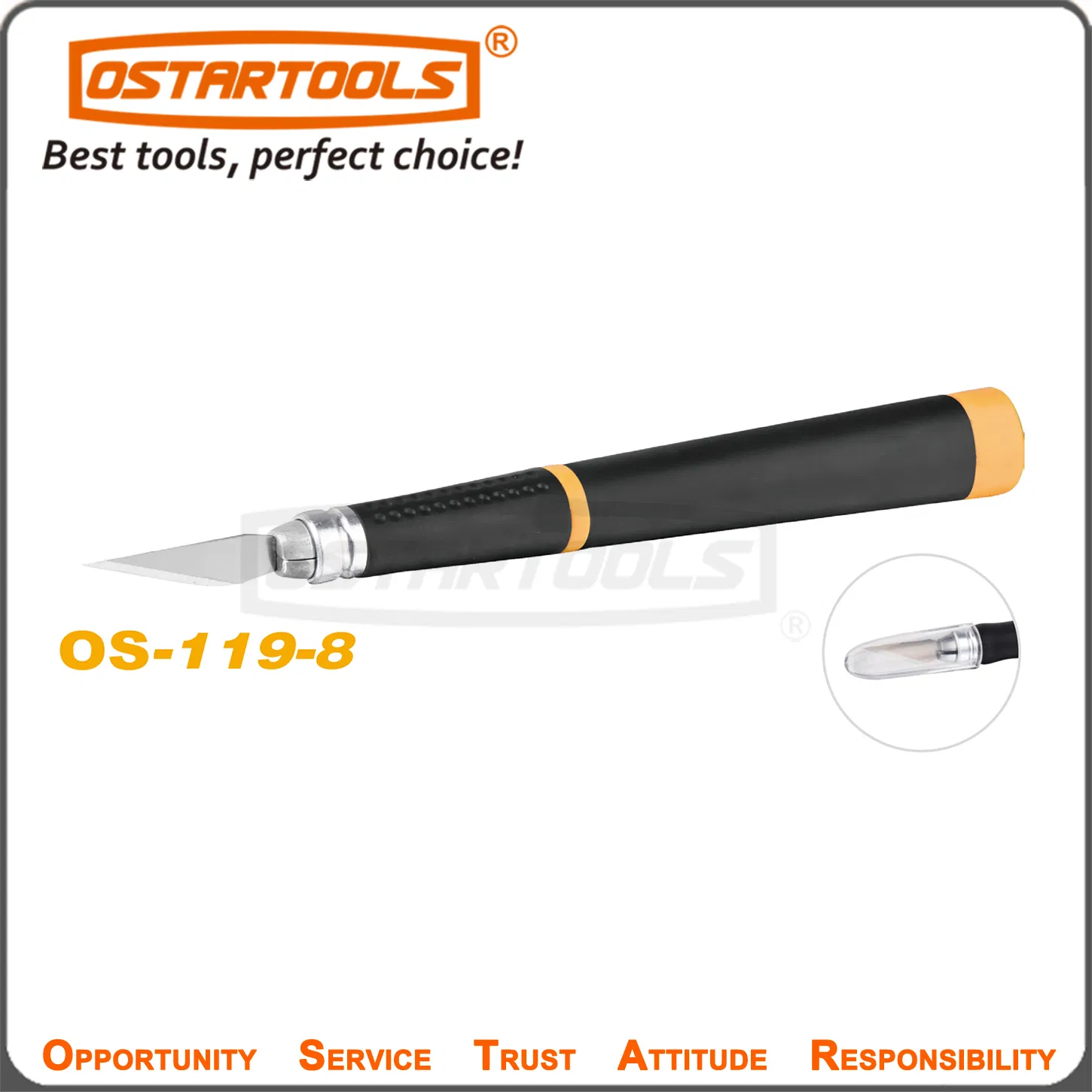 Precision Crafting Pen Cutter Knife with Premium Steel Blade