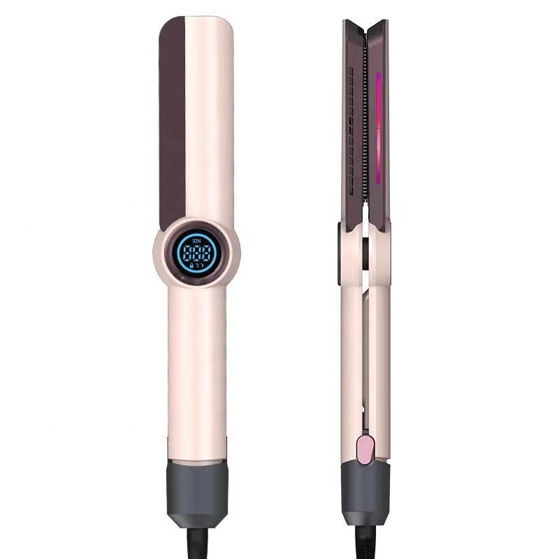 Save Dual Purpose Multi Functional Hair Straightener with High Quality Ceramic Plates and Negative Ion Care. Infrared Heating Ensures Gentle Styling While
