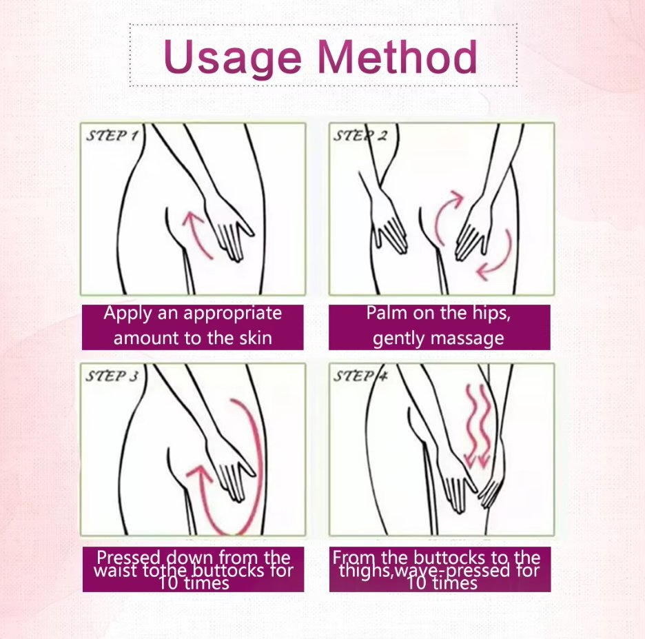 Natural Herbal Ginger Hip up Cream Bigger Buttock Enhancer Cream Butt Cream Larger Lifting Sexy HIPS Body Cream
