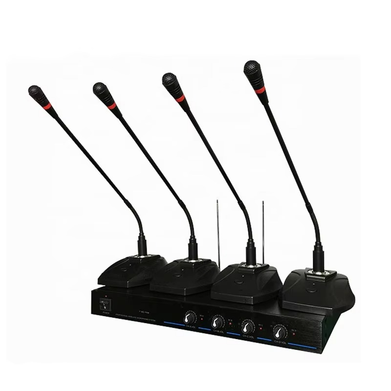 Профессиональная UHF-система с 4 микрофонами