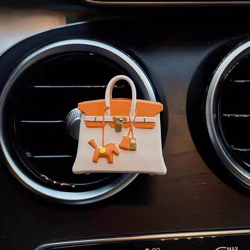 Luxury Bags & Slippers Car Diffuser Handmade Top Level Interior Decoration Accessories Car Vent Clip Air Freshener