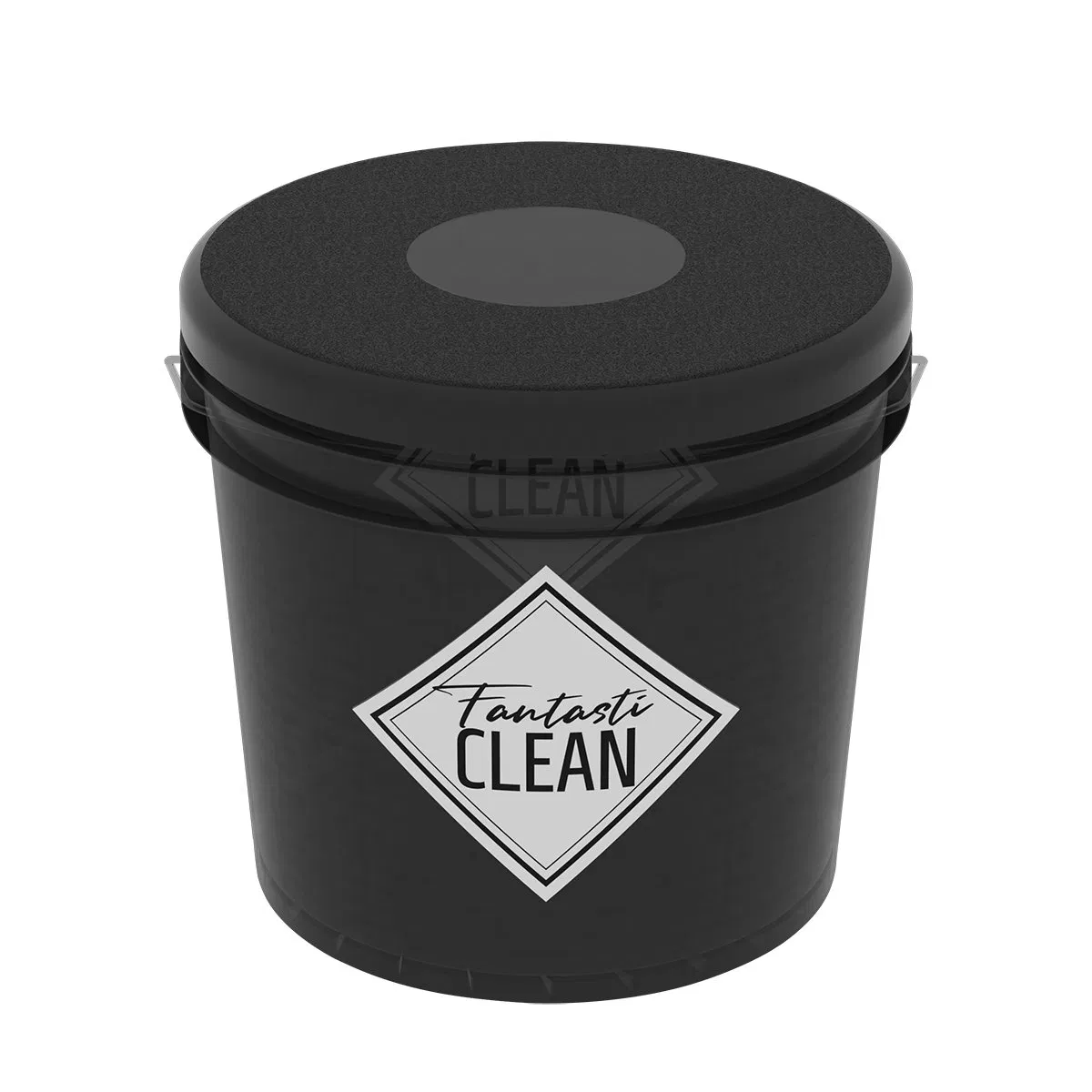 Fantasticlean Portable PP 13L Car Washing Bucket with Lid Factory Supply for Car Detailing