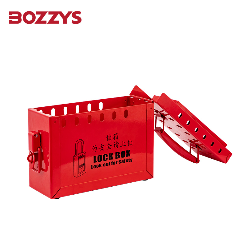 Safety Red Steel Lockout Kit/Box