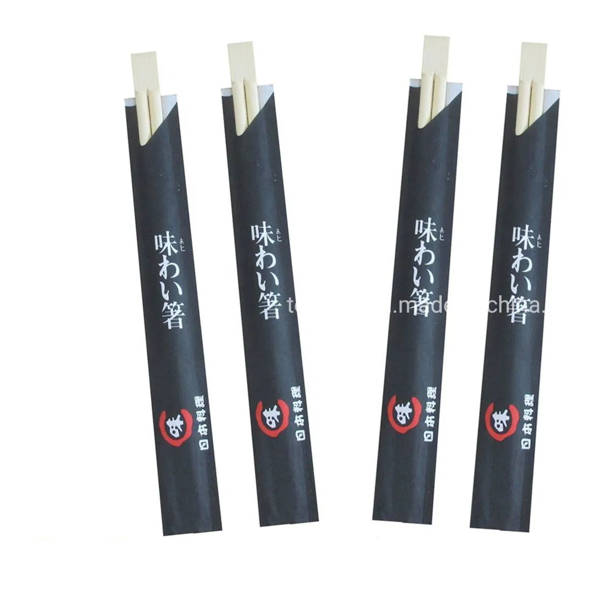 Wholesale Disposable Chopsticks Hashi Bamboo Chopsticks with Paper Sleeve