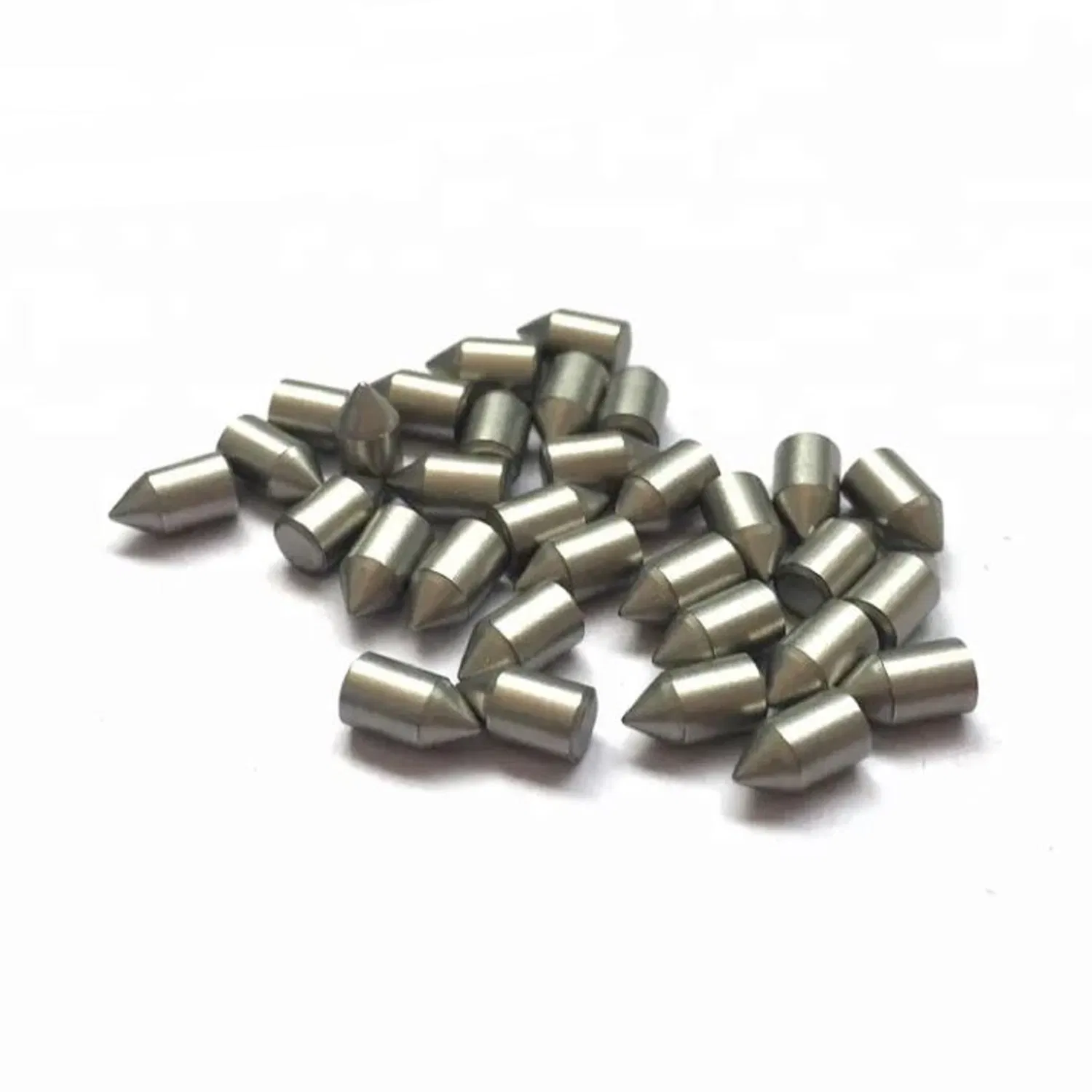 Round Mill Hard Metal Carbide Power Tool Parts Sand Blasting Finish Grounded