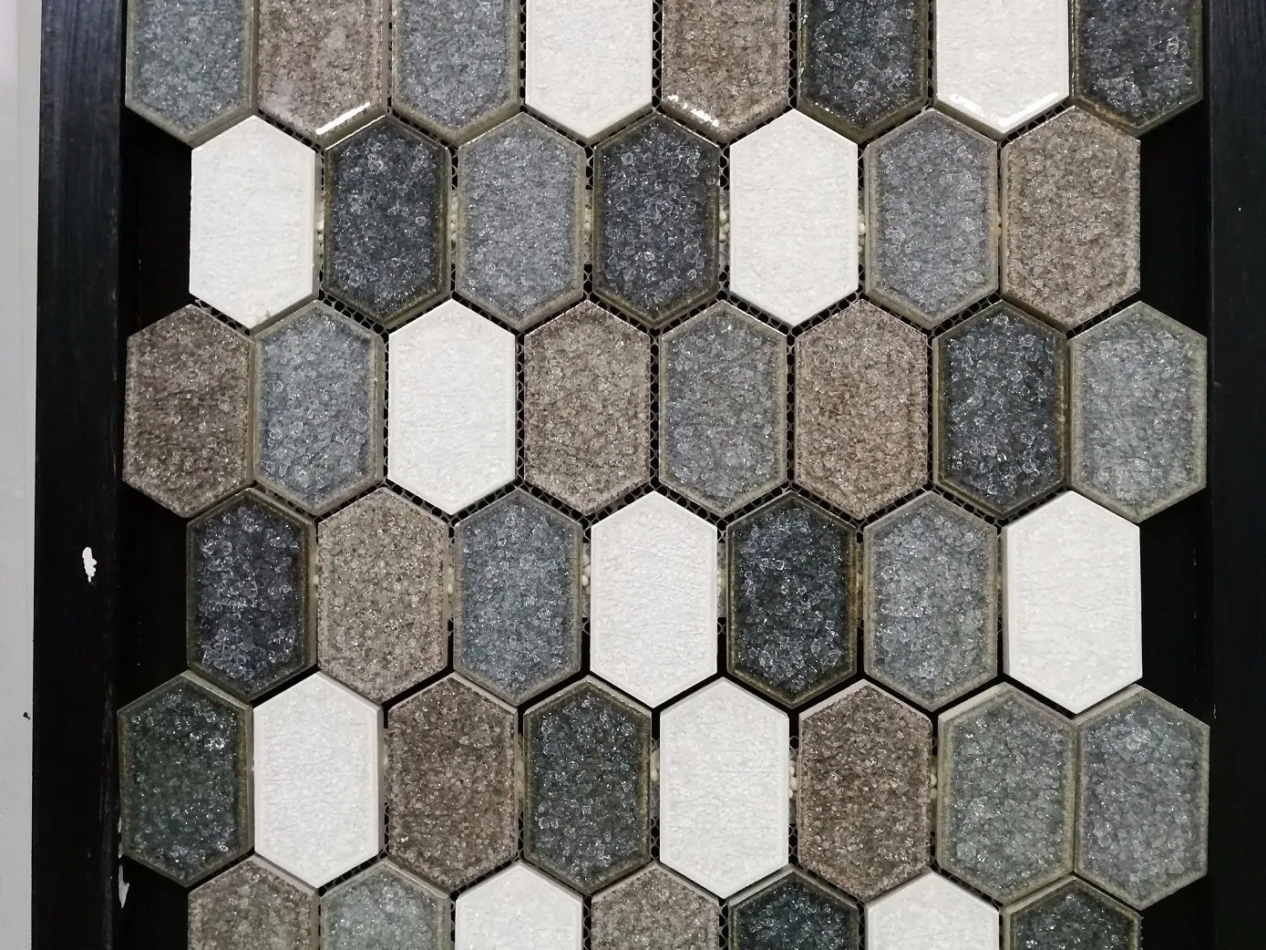 Sector Shape Ceramic Glazed Mosaic Tile for Canada Market