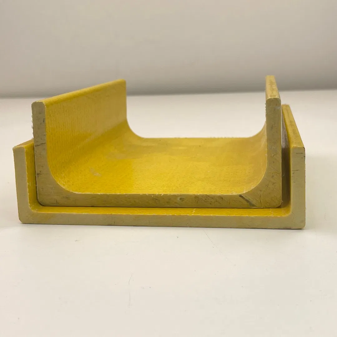 Pultrusion Profile GRP Profile Safety FRP U Channel Cable Support Channel