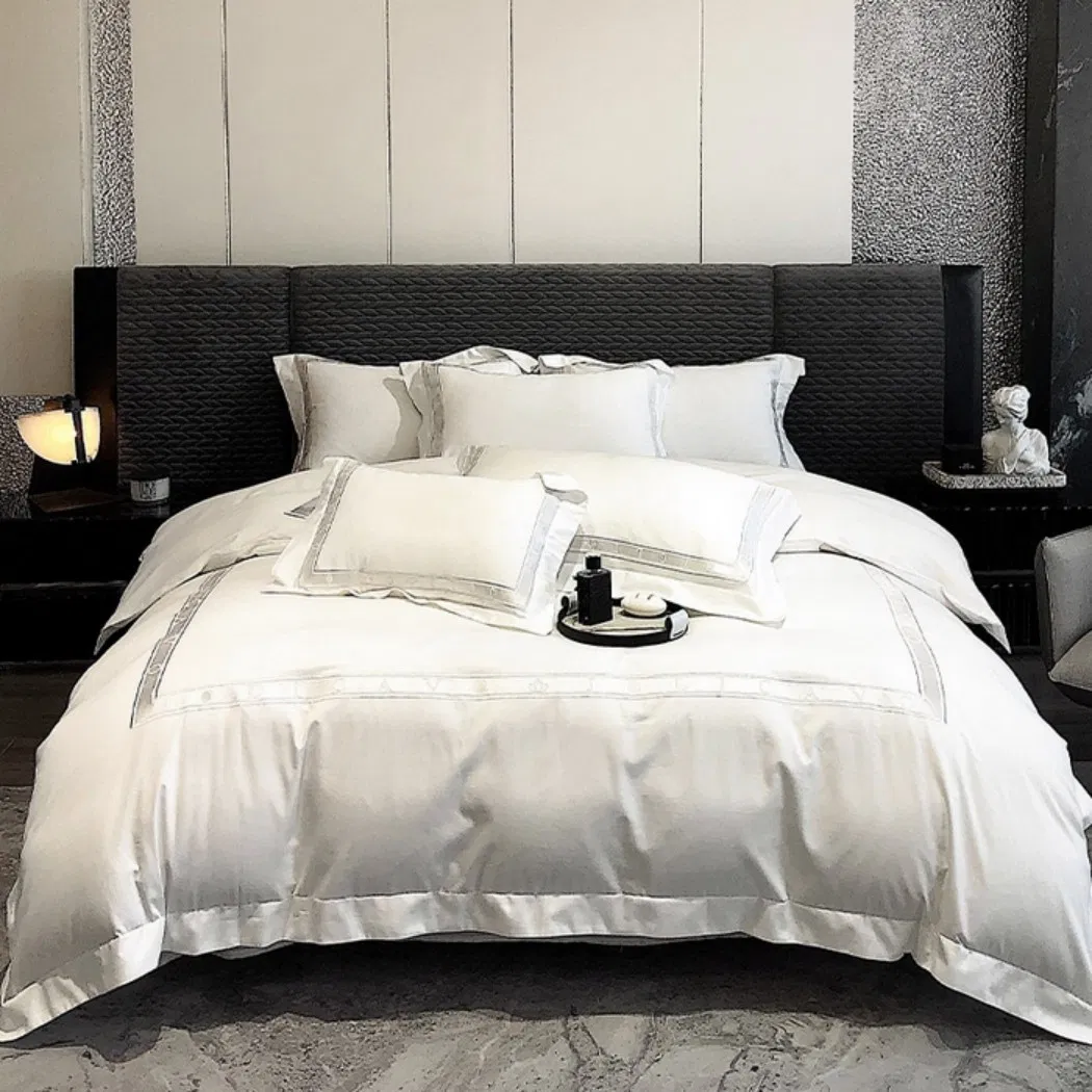 Cotton King Size Nantong Home Textile Cotton Fabric Flat Sheet Bedding Set