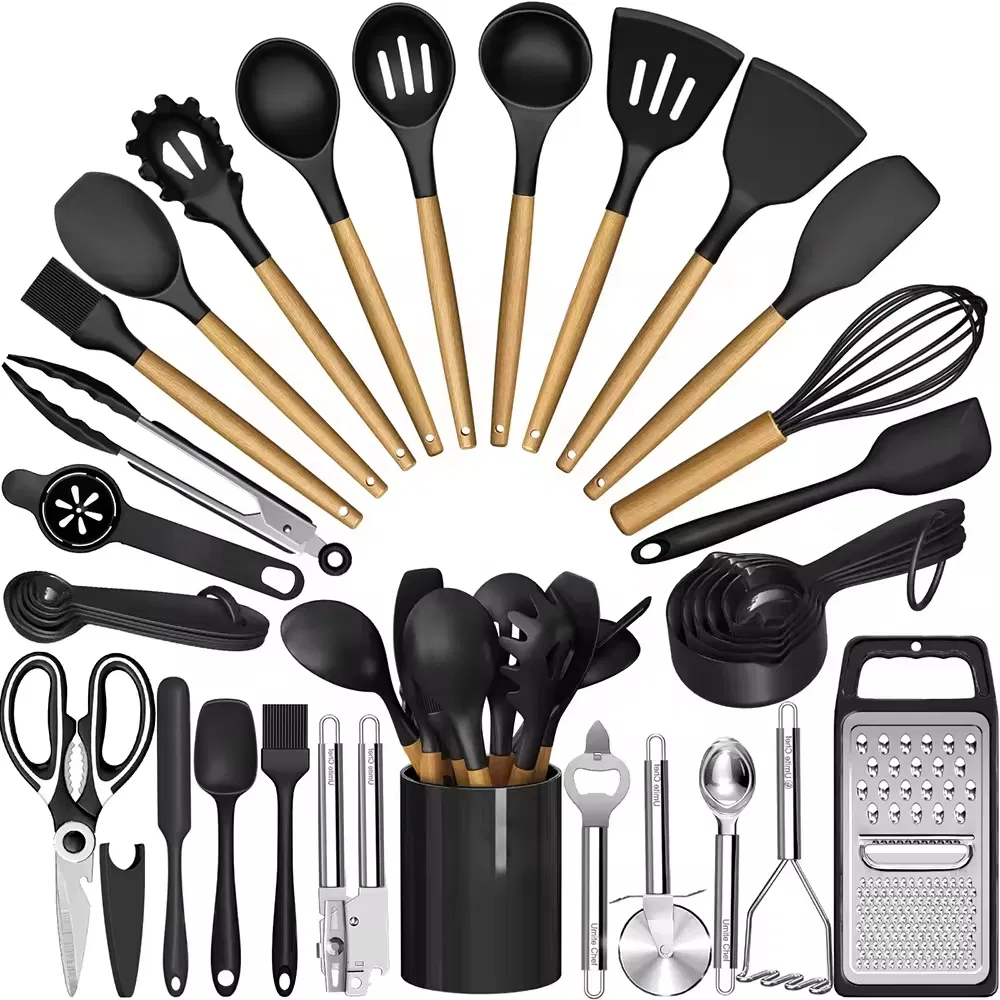 Professional Manufacturers Baking Tools Nonstick Utensilios De Cozinha De Silicone Hotel Kitchen Cooking Utensils