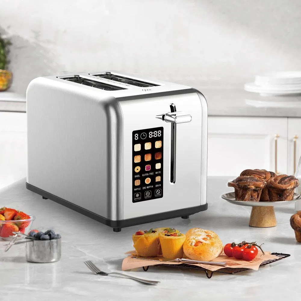 Newly Designed Stainless Steel Bread Toaster Touch Control Multifunctional Intelligent Toaster