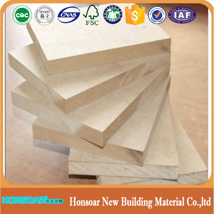 18mm Moisture Proof Wood Grain Surface Melamine Coated MDF