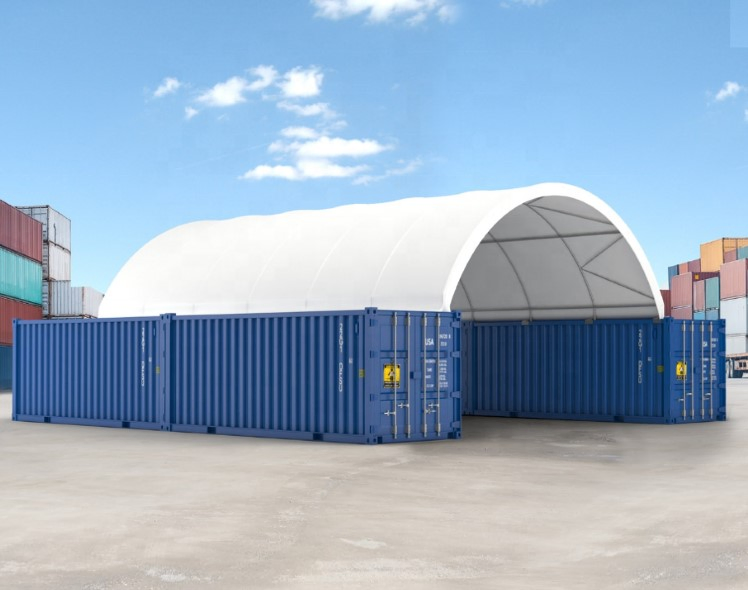 Curve Roof Cover Awing Canopy Tent Dome Shelters for Container
