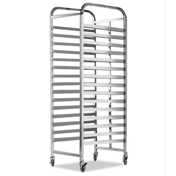 High Temperature Resistant Stainless Steel Bakery Cooling Rack Bread Pan Baking Tray Bakery Trolley