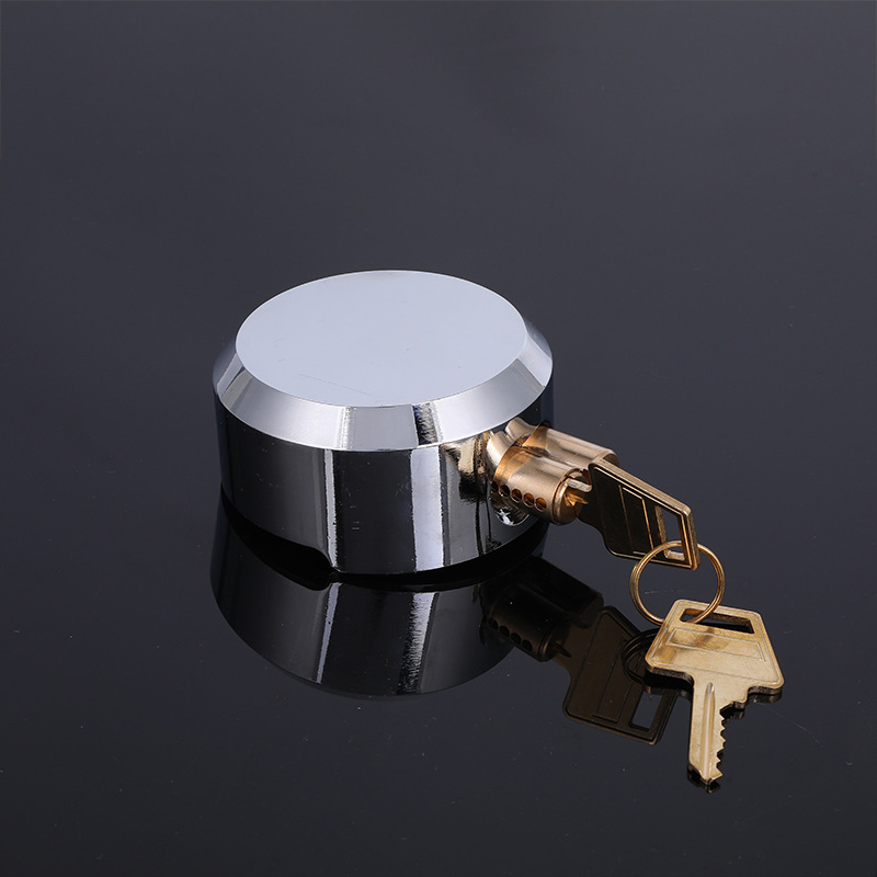 OEM Cheap Puck Padlock Round Harden Steel Hockey Puck Lock for Van Truck