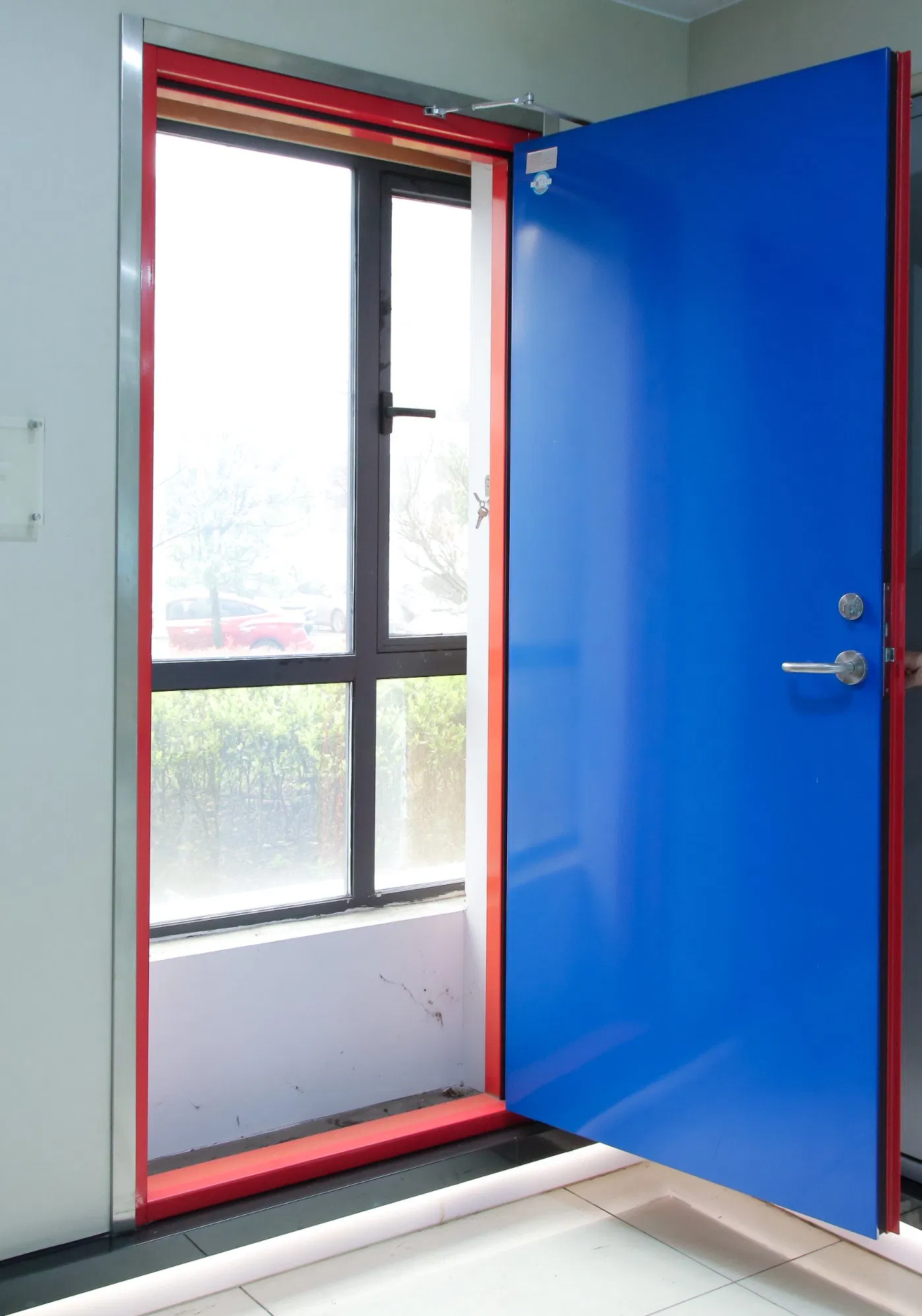 180 Mins China Real Listed Fire Rated Steel Door Commercial Building Hotel Used Fire Proof Door Entrance Steel Doors