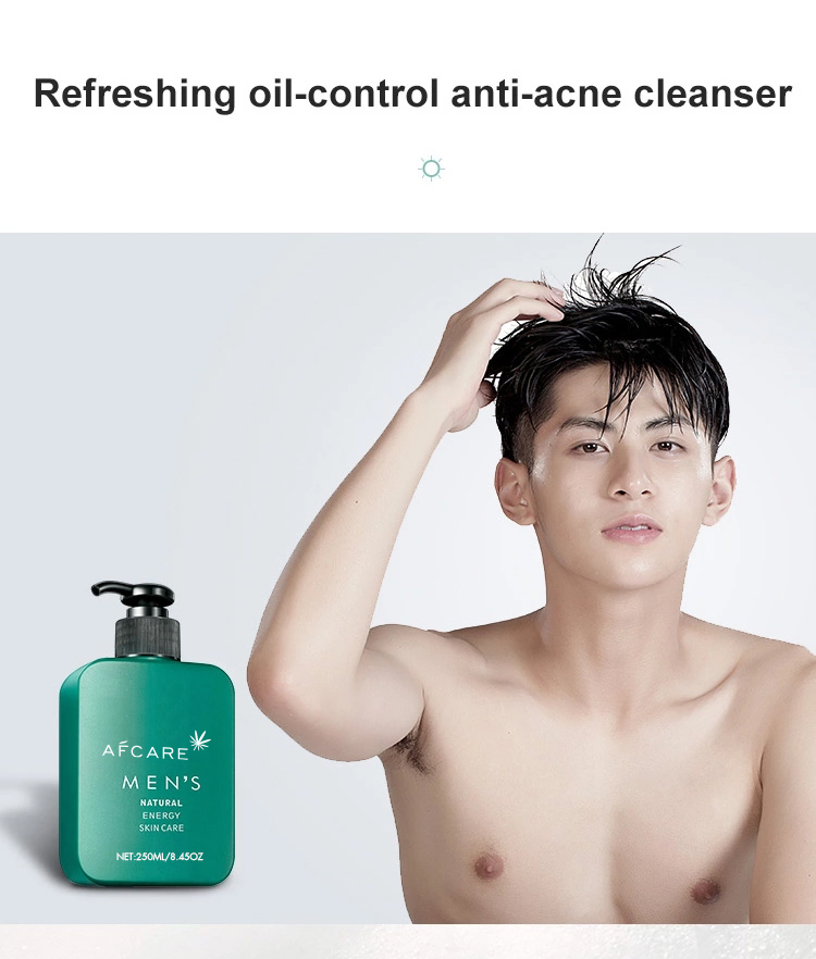 Man Facial Cleanser Face Wash Control Oil Private Labelling Skin Care Bundle