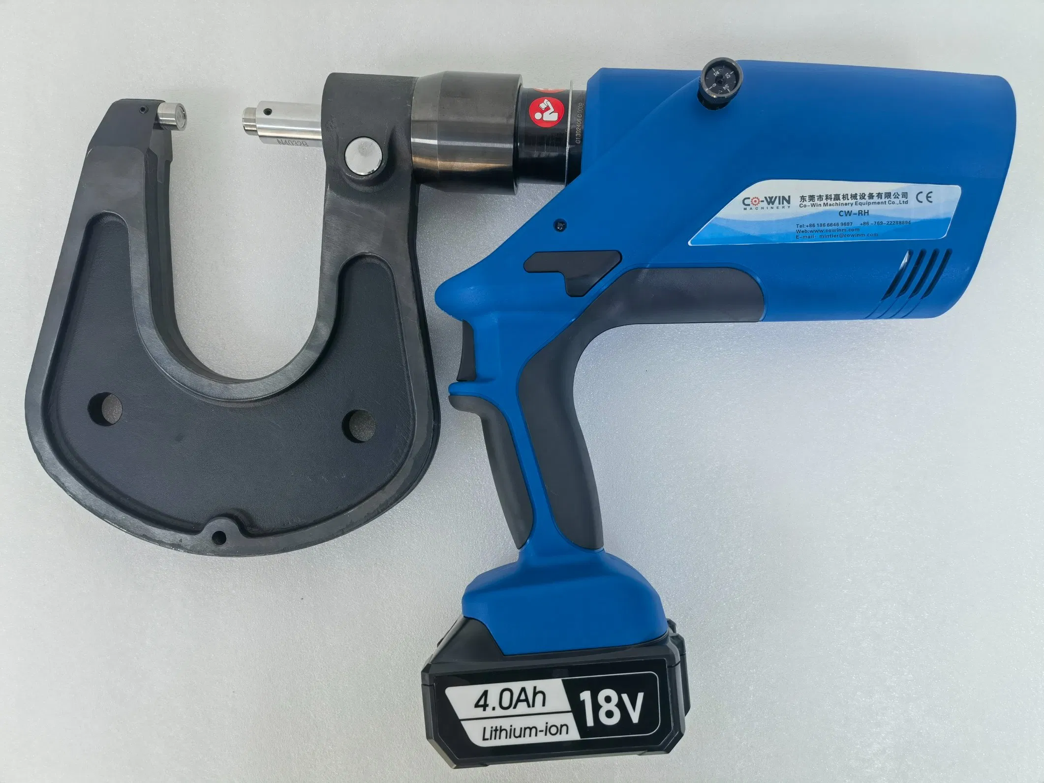 Cordless Electric Rivet Gun for Riveting Recliners and Baby Carriages with Half-Core Rivets