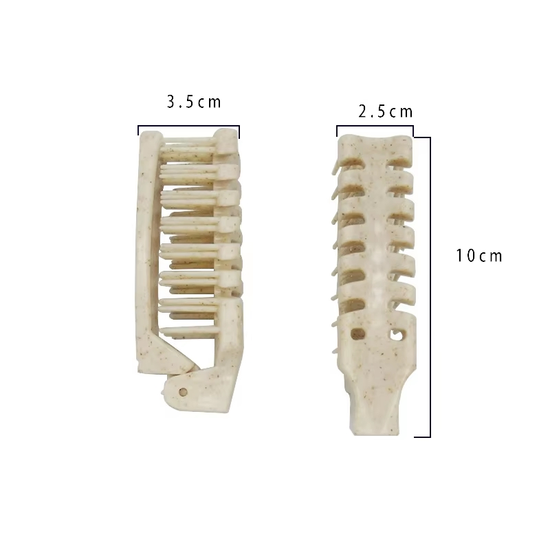Custom Color Collapsable Pocket Hair Brush Anti-Static Hair Brush Portable Folding Comb