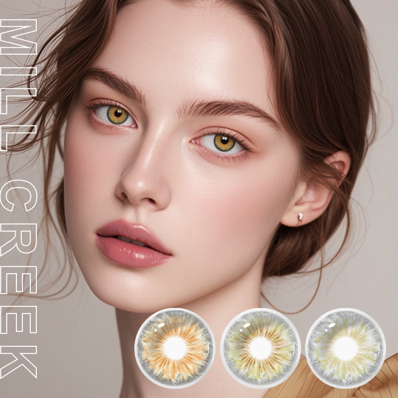 Millcreek Super Natural Contact Lens Yearly Color Lenses 14.2mm Eye Contact Lenses