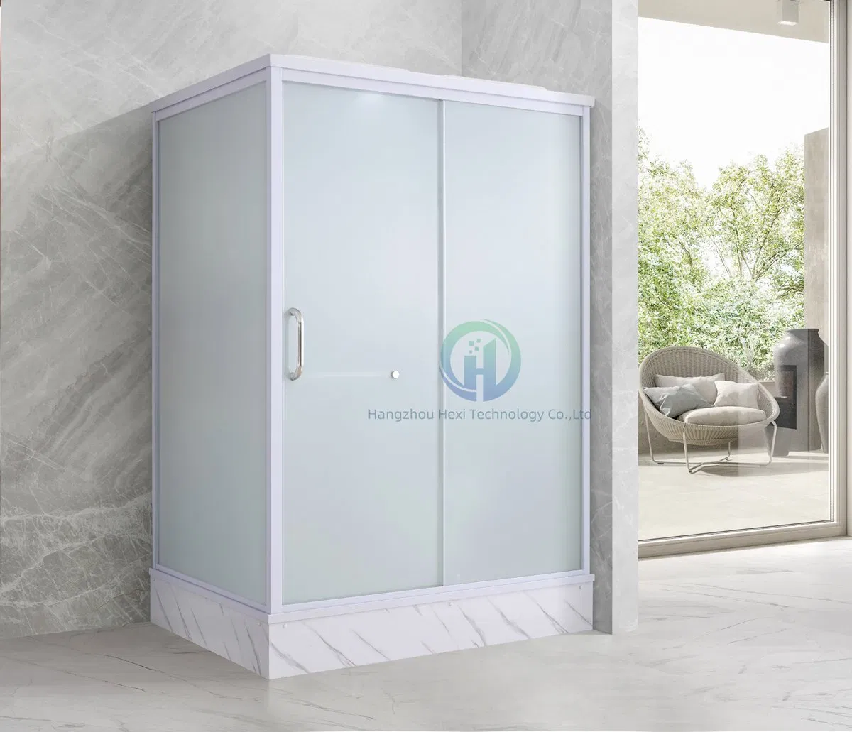 Complete Shower Unit Prefabricated Portable Glass Door Hotel Building Design Modular Luxury Prefab Bathroom Pod with