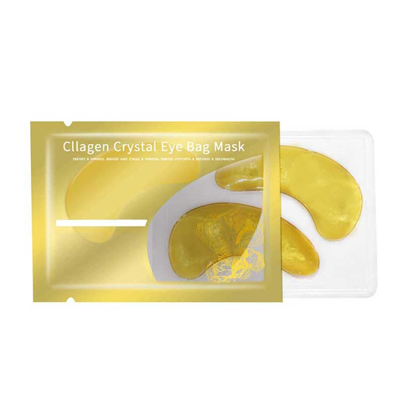 China Manufacturer Eyes Treatment Deep Moisturizing Collagen Anti-Wrinkle 24K Gold Gel Eye Mask