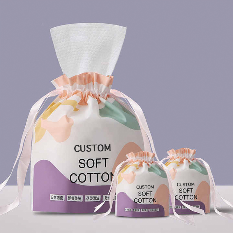 Factory Direct Clean Face Towel Extra-Soft Daily Dry Wipes OEM Disposable Cotton Facial Tissue Roll for Makeup Remover Household Use