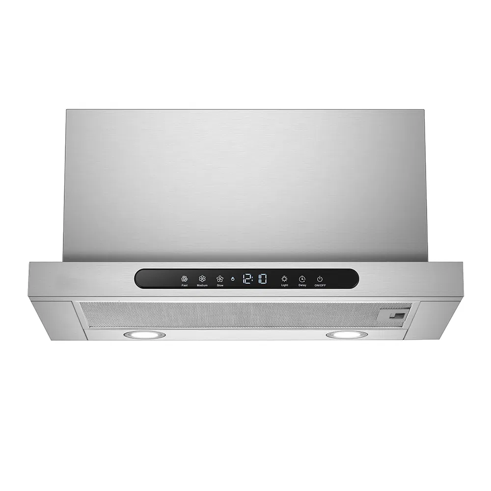 High Performance Telescopic Range Hood Strong Smoke Grease Extraction