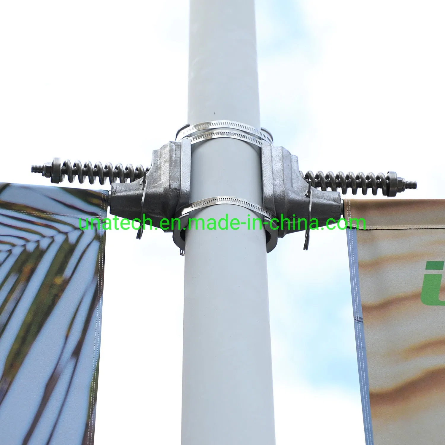 Metal Street Pole Advertising Image Printing Brackets Banner Fixing Parts