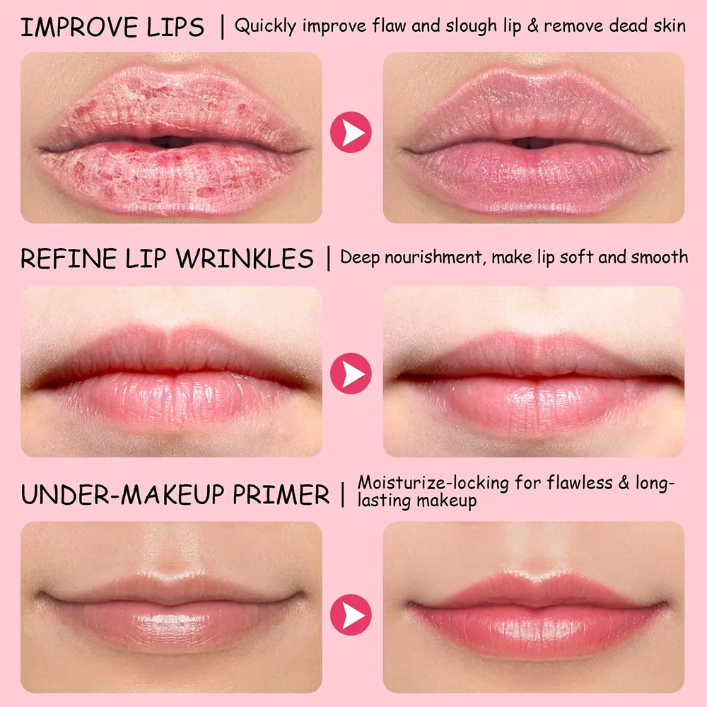 Private Label Lip Balm Manufacturers Exfoliating Lip Scrub Moisturize Continuously Hydrating 2 in 1 Lip Scrub and Balm Organic L