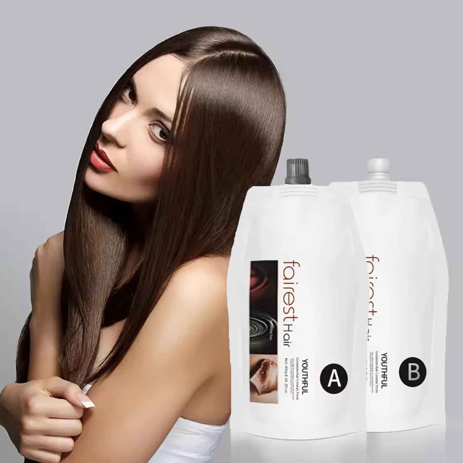 Professional Salon Styling Use Hair Rebonding Cream Perm Lotion Keratin Straightening Cream