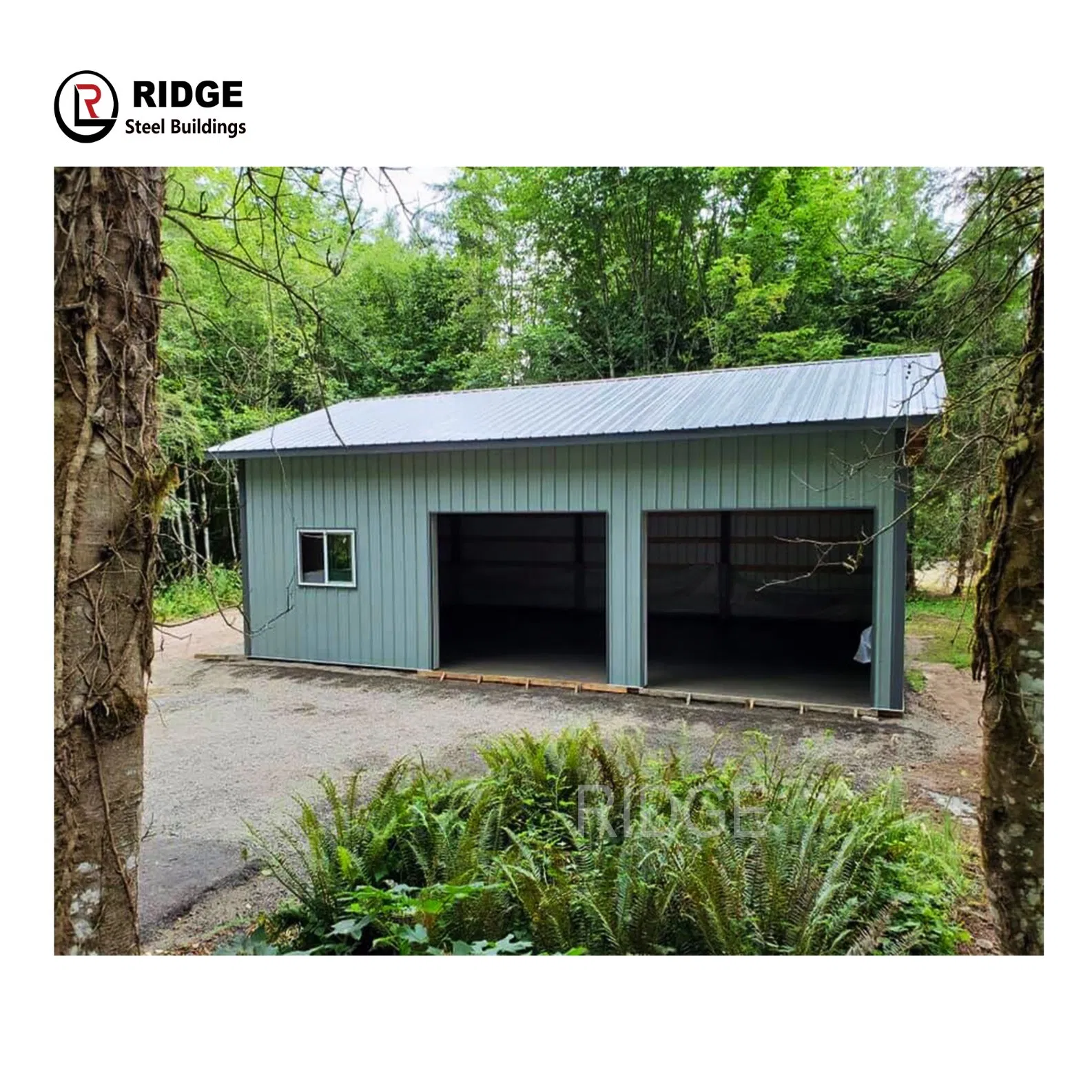 Mini Storage Steel Building Prefabricated Warehouse Outdoor Storage Shed