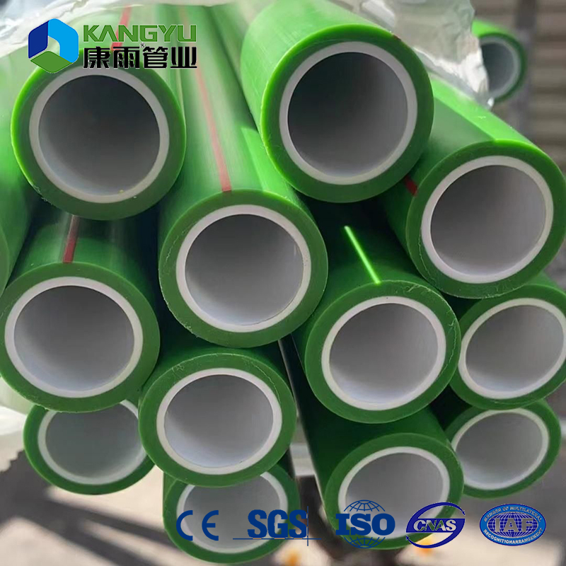 Water Supply Green PPR Plastic Tube for Cold Hot Water Pipe