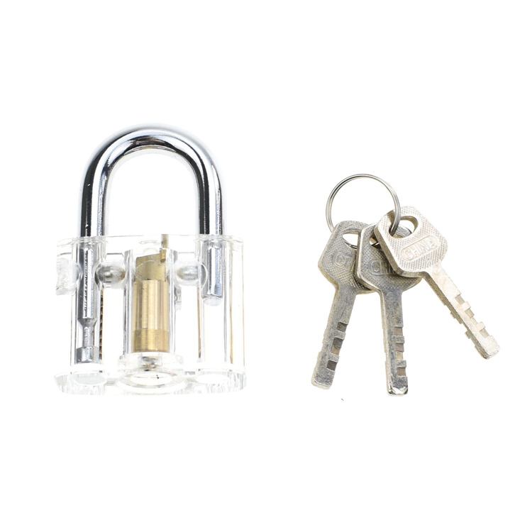 Pick Cutaway Padlock Lock for Locksmith Practice Training Skill Set Top Quality (YH9140)