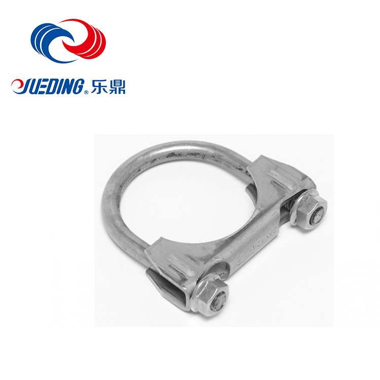 Factory Wholesale Heavy Duty Carbon Steel Bolt Clamp for Muffler and Exhaust Pipe