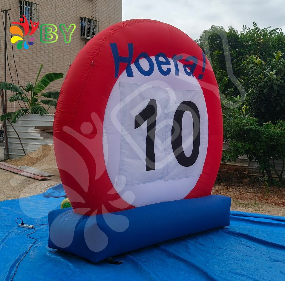 Customized Advertising Opblaasbaar Hoera Big Inflatable Billboard for Sale