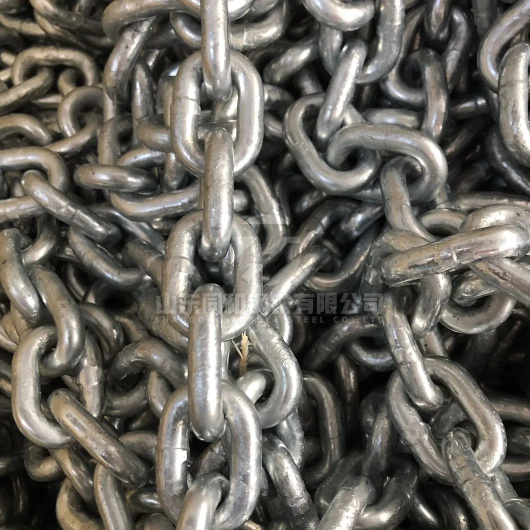 G30/G43/G70 Black/Glavanized/Zinc Carbon /Alloy/Stainless Steel Welded Link Chain for Buoy/Mine/Load/Floating Docks/Marina Pontoons/Fender