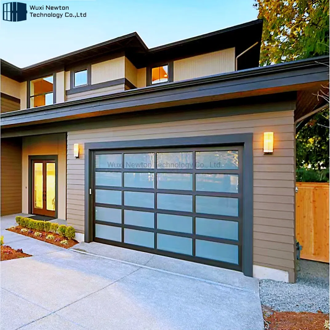 Tempered Aluminum Glass Garage Door