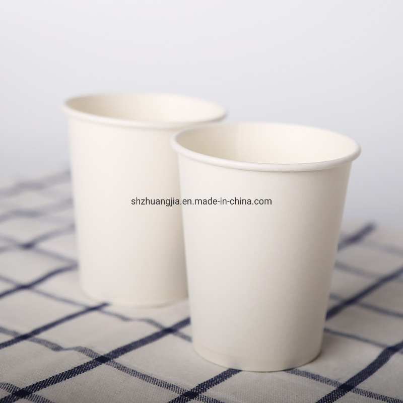 Eco Friendly Disposable White Paper Double PE Coated Take Away Deep Soup Bowl