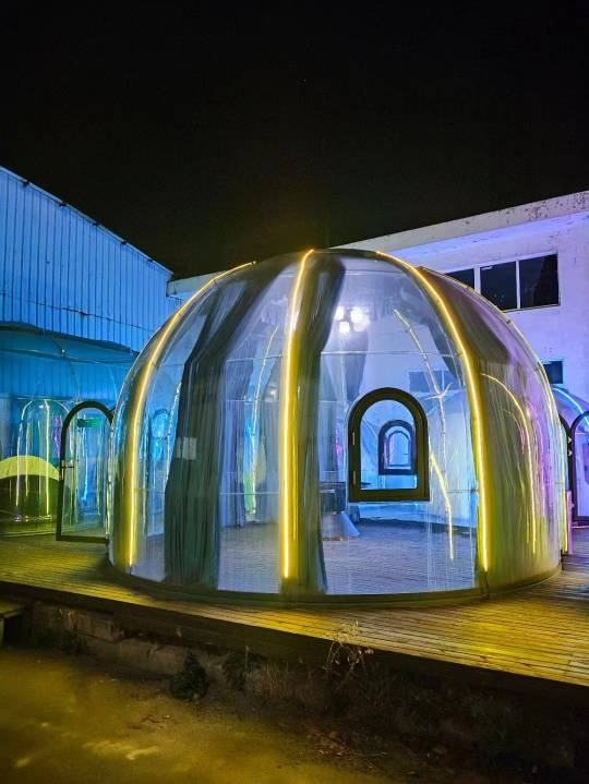 Transparent View House 360 Surround Bubble Room Polycarbonate Impact Resistant Transparent Tent House